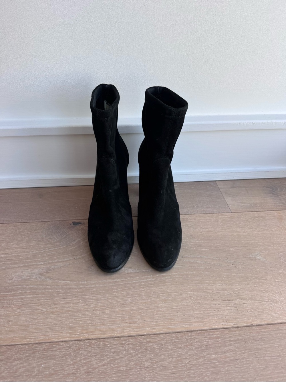 Stuart Weitzman Black Women's Suede Ankle Boots